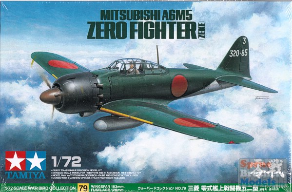 TAM60779 1:72 Tamiya A6M5 Zero Fighter (Zeke) #60779