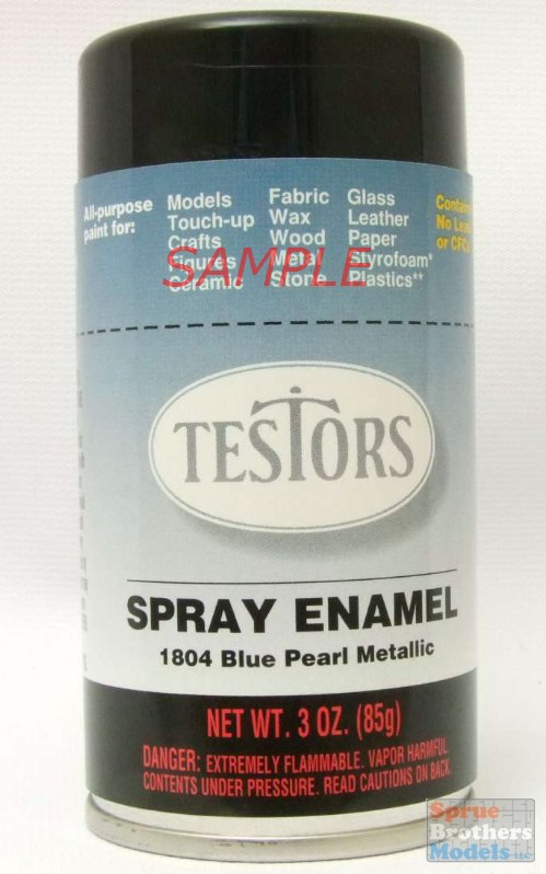 TES09217 Testors Metal Flake Enamel Spray Paint Set - Sprue