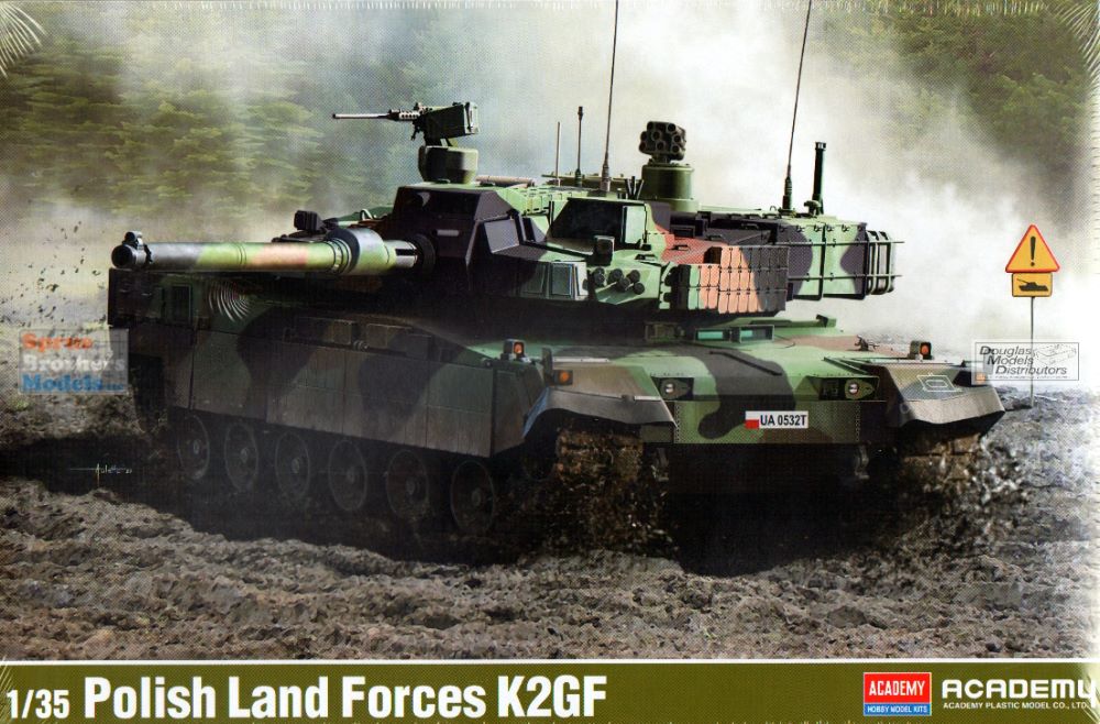 ACA13560 1:35 Academy Polish Land Forces K2GF - Sprue Brothers Models LLC