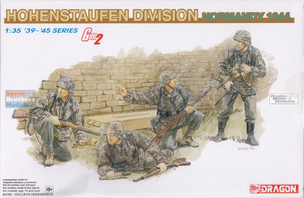 DML6282 1:35 Dragon Hohenstaufen Division (Normandy 1944) - GEN 2 Series  Figure Set