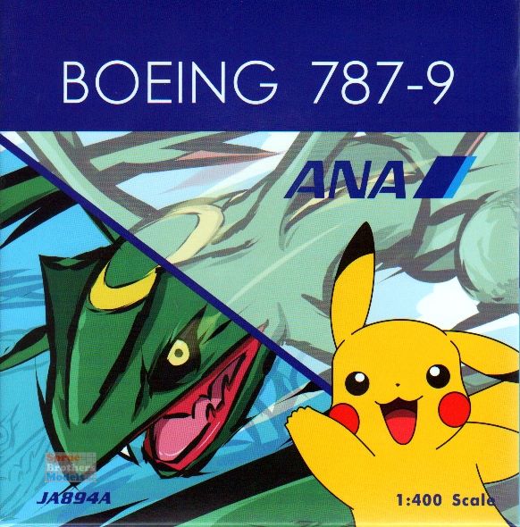 PHX04542 1:400 Phoenix Model ANA B787-9 Reg #JA894A 'Pokemon'  (pre-painted/pre-built)