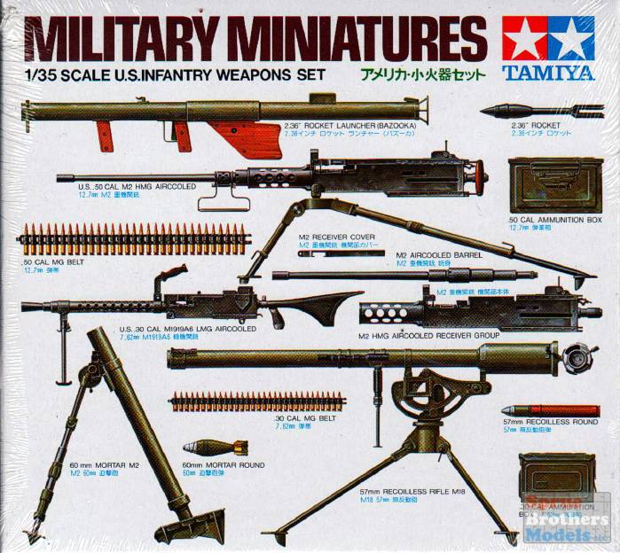 TAM35192 1:35 Tamiya US Army Assault Infantry Set - Sprue Brothers Models  LLC