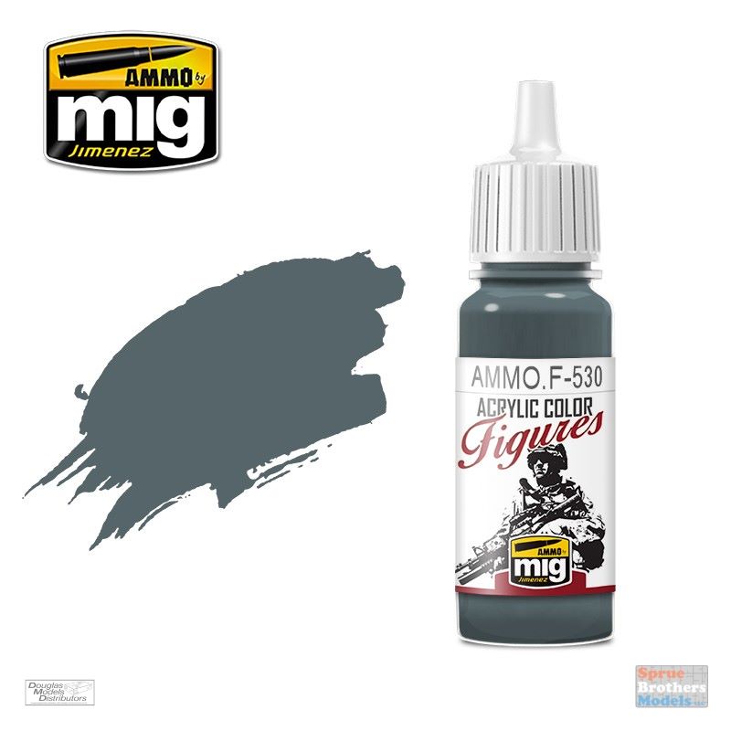 AMM7300 AMMO by Mig Dio Drybrush Paint Set Grey Colors - Sprue Brothers  Models LLC