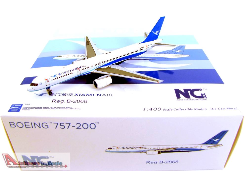 NGM53125 1:400 NG Model Xiamen Air Boeing 757-200 Reg #B-2868