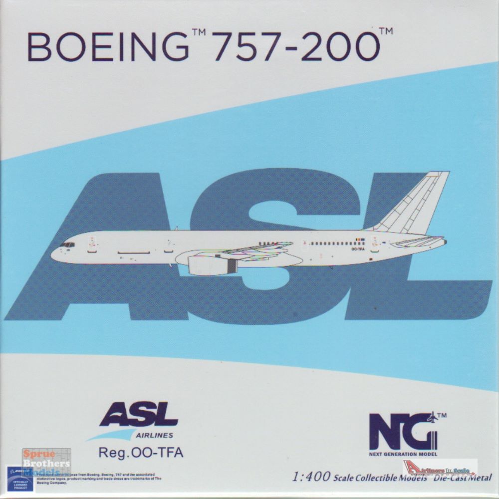 NGM53142 1:400 NG Model ASL Airlines Boeing 757-200 Reg #OO