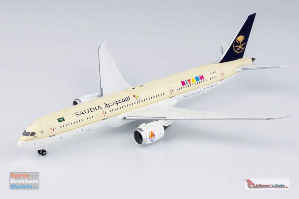 NGM55080 1:400 NG Model Saudi Arabian Airlines B787-9 Reg 