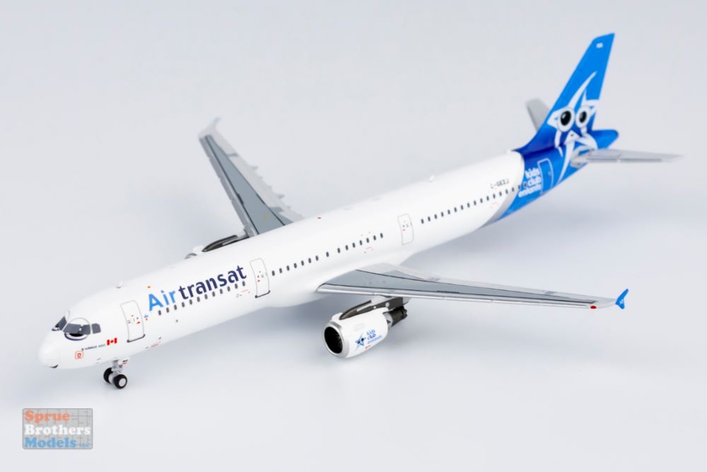 NGM13070 1:400 NG Model Air Transat Airbus A321neo Reg #C-GEZJ 'kids  club'(pre-painted/pre-built)